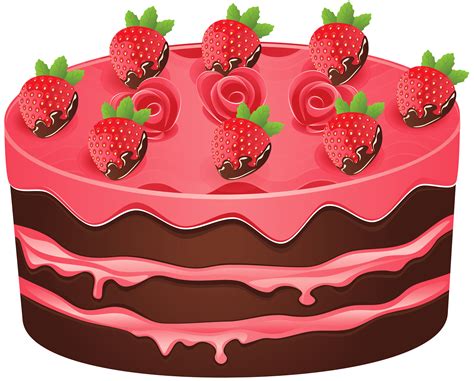 picture of a cake clipart